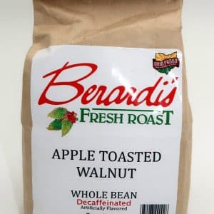 Berardi's Fresh Roast Apple Toasted Walnut Whole Bean Decaffeinated Coffee 8oz Bag