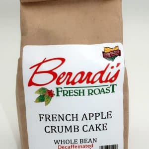 Berardi's Fresh Roast French Apple Crumb Cake Whole Bean Decaffeinated Coffee 8oz Bag