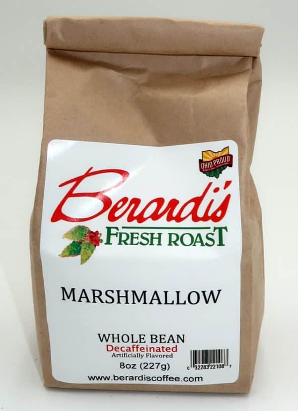 Berardi's Fresh Roast Marshmallow Whole Bean Decaffeinated Coffee 8oz Bag