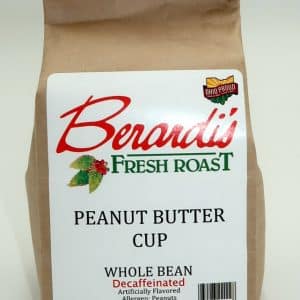 Berardi's Fresh Roast Peanut Butter Cup Whole Bean Decaffeinated Coffee 8oz Bag