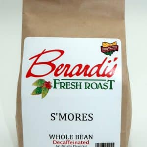 Berardi's Fresh Roast S'MORES Whole Bean Decaffeinated Coffee 8oz Bag