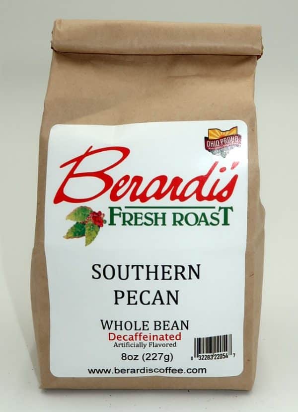 Berardi's Fresh Roast Southern Pecan Whole Bean Decaffeinated Coffee 8oz Bag