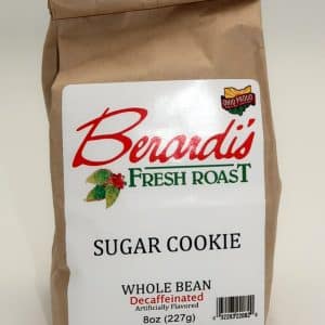 Berardi's Fresh Roast Sugar Cookie Whole Bean Decaffeinated Coffee 8oz Bag