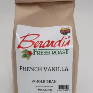 Berardi's Fresh French Vanilla Whole Bean Coffee 8oz Bag