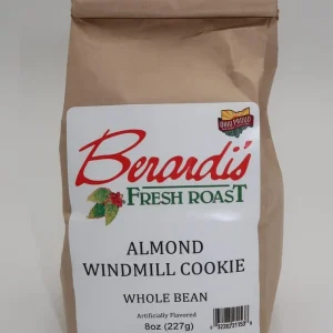 Berardi's Fresh Roast Almond Windmill Cookie Whole Bean Coffee 8oz Bag