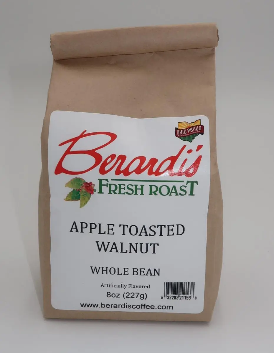 Berardi's Fresh Roast Apple Toasted Walnut Whole Bean Coffee 8oz Bag