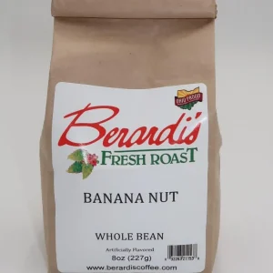 Berardi's Fresh Roast Banana Nut Crumble Whole Bean Coffee 8oz Bag