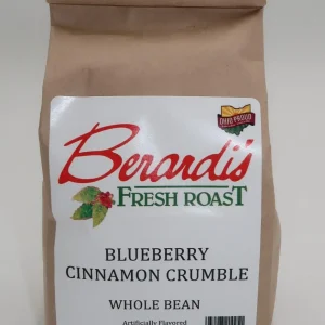 Berardi's Fresh Roast Blueberry Cinnamon Crumble Whole Bean Coffee 8oz Bag