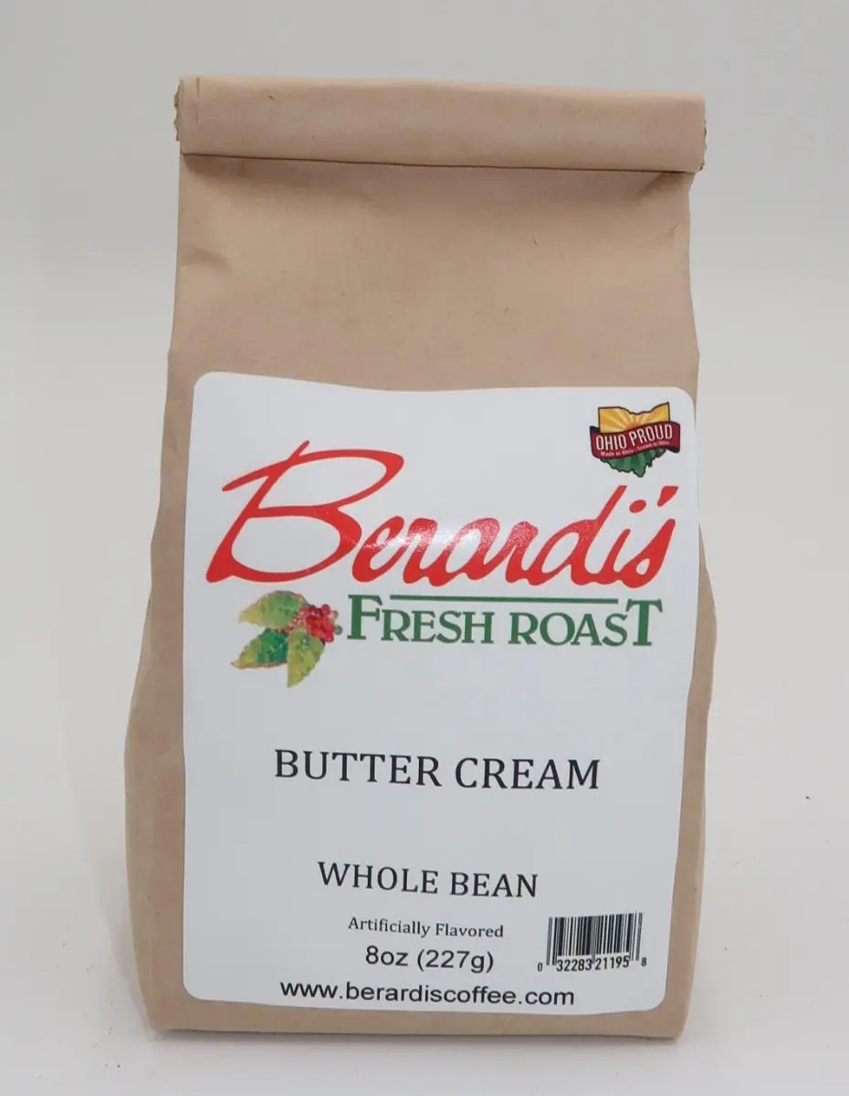 Berardi's Fresh Roast Butter Cream Whole Bean Coffee 8oz Bag