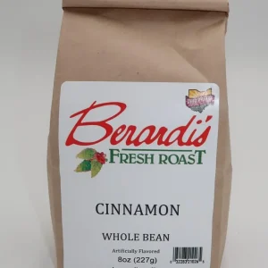 Berardi's Fresh Roast Cinnamon Whole Bean Coffee 8oz Bag