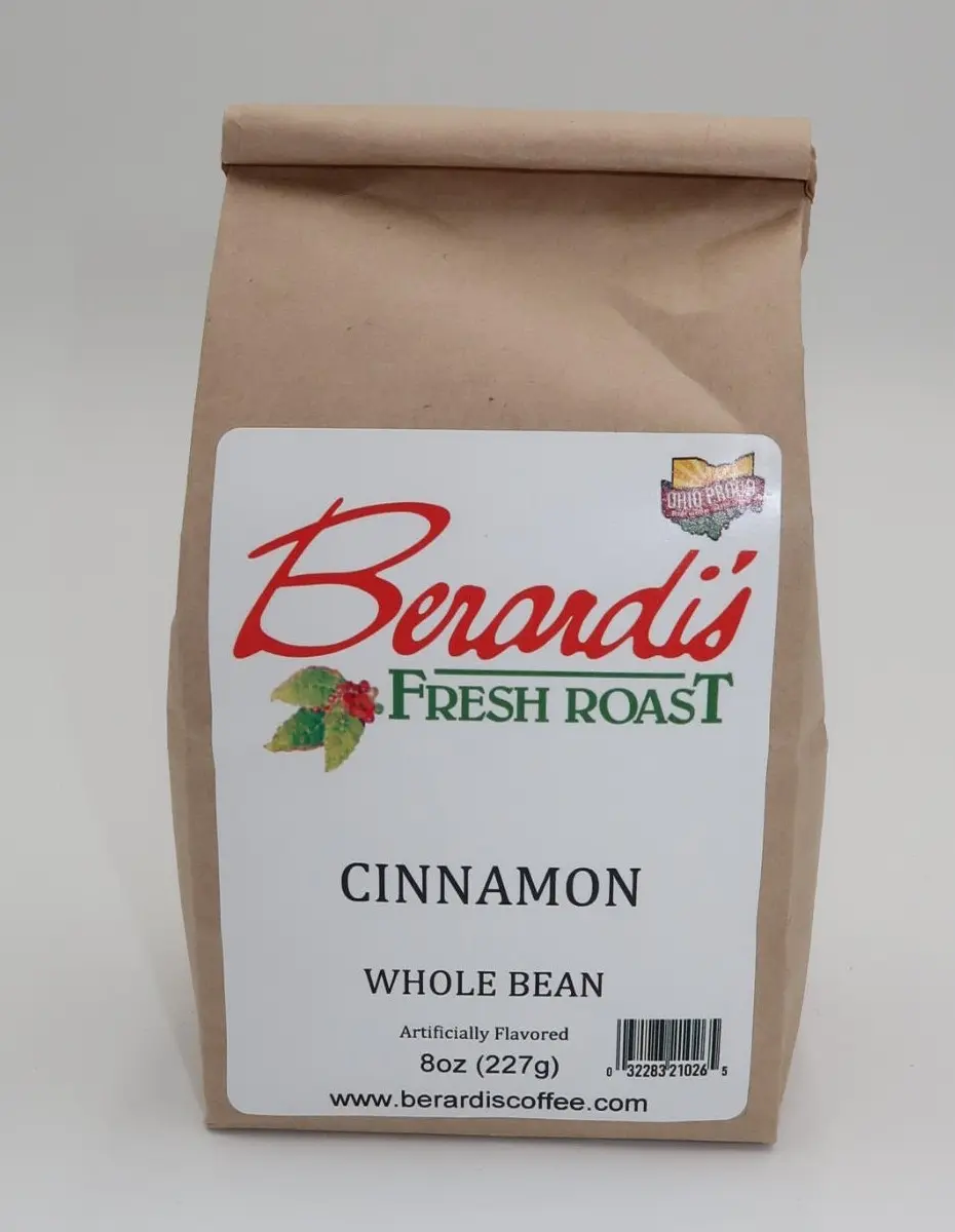 Berardi's Fresh Roast Cinnamon Whole Bean Coffee 8oz Bag