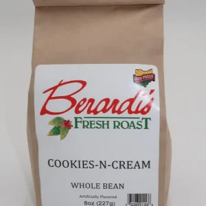 Berardi's Fresh Roast Cookies-N-Cream Whole Bean Coffee 8oz Bag
