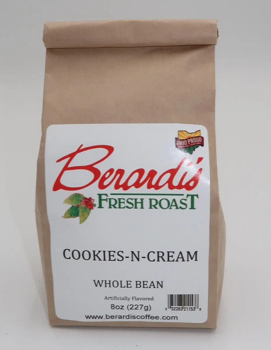 Berardi's Fresh Roast Cookies-N-Cream Whole Bean Coffee 8oz Bag