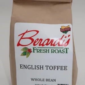 Berardi's Fresh Roast English Toffee Whole Bean Coffee 8oz Bag