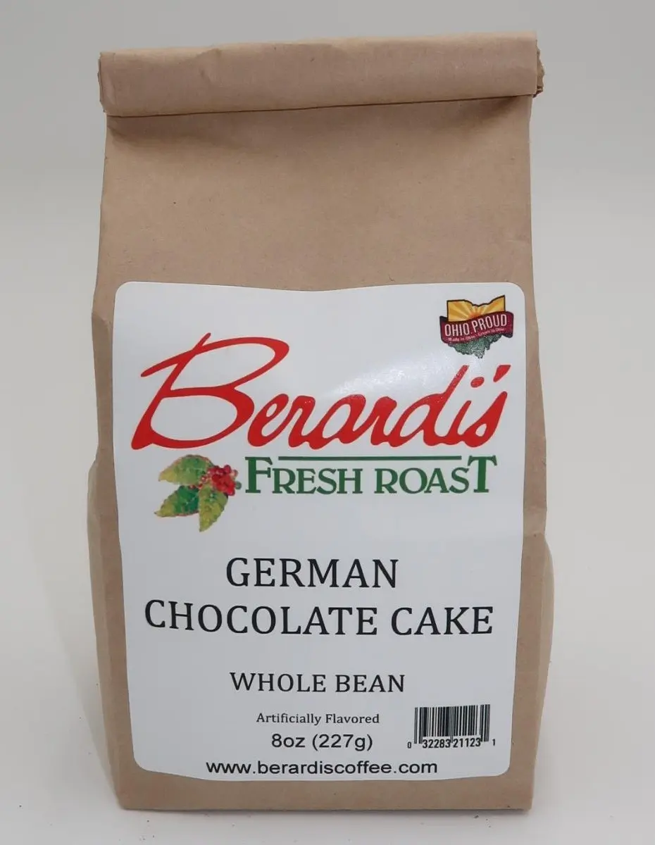 Berardi's Fresh Roast German Chocolate Cake Whole Bean Coffee 8oz Bag
