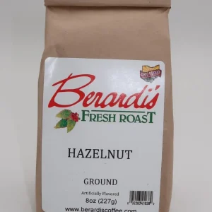 Berardi's Fresh Roast Hazelnut Ground Coffee 8oz Bag