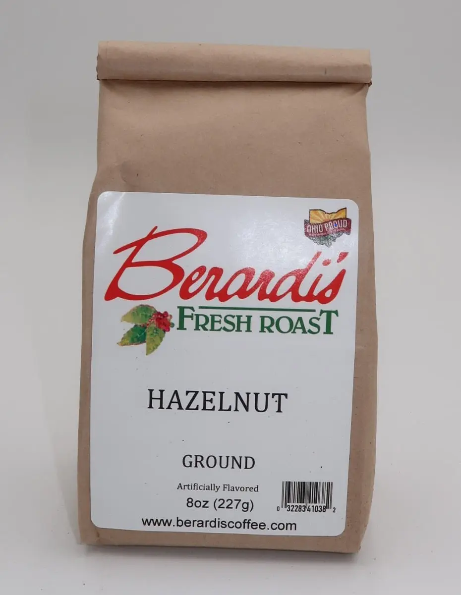 Berardi's Fresh Roast Hazelnut Ground Coffee 8oz Bag