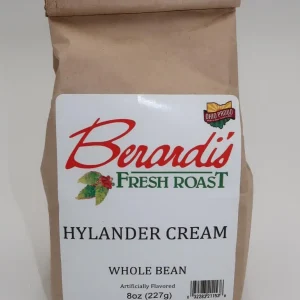 Berardi's Fresh Roast Hylander Cream Whole Bean Coffee 8oz Bag