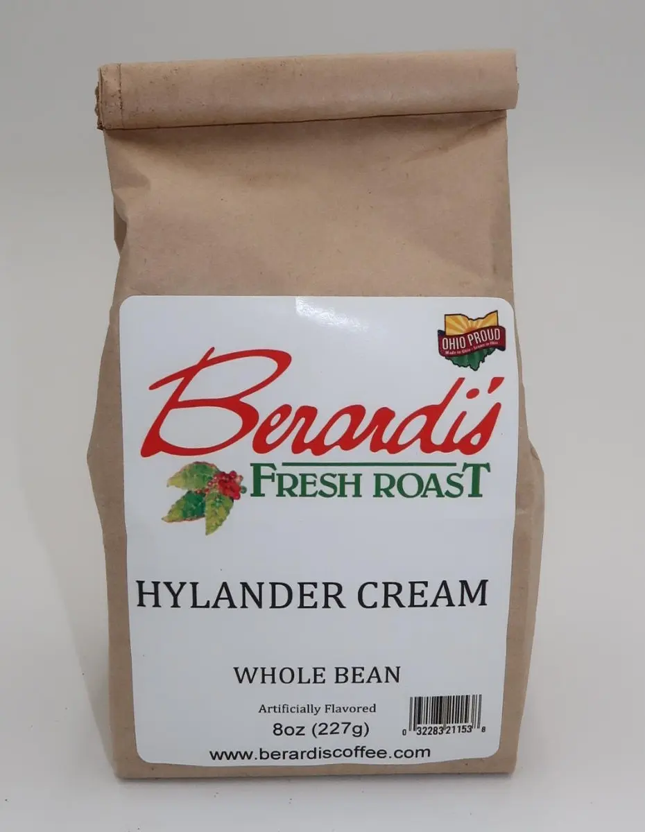 Berardi's Fresh Roast Hylander Cream Whole Bean Coffee 8oz Bag