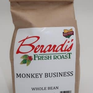 Berardi's Fresh Roast Monkey Business Whole Bean Coffee 8oz Bag