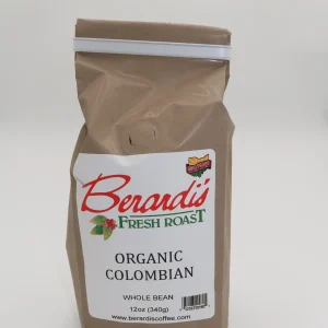 Berardi's Fresh Roast Organic Colombian Whole Bean Coffee 12oz Bag