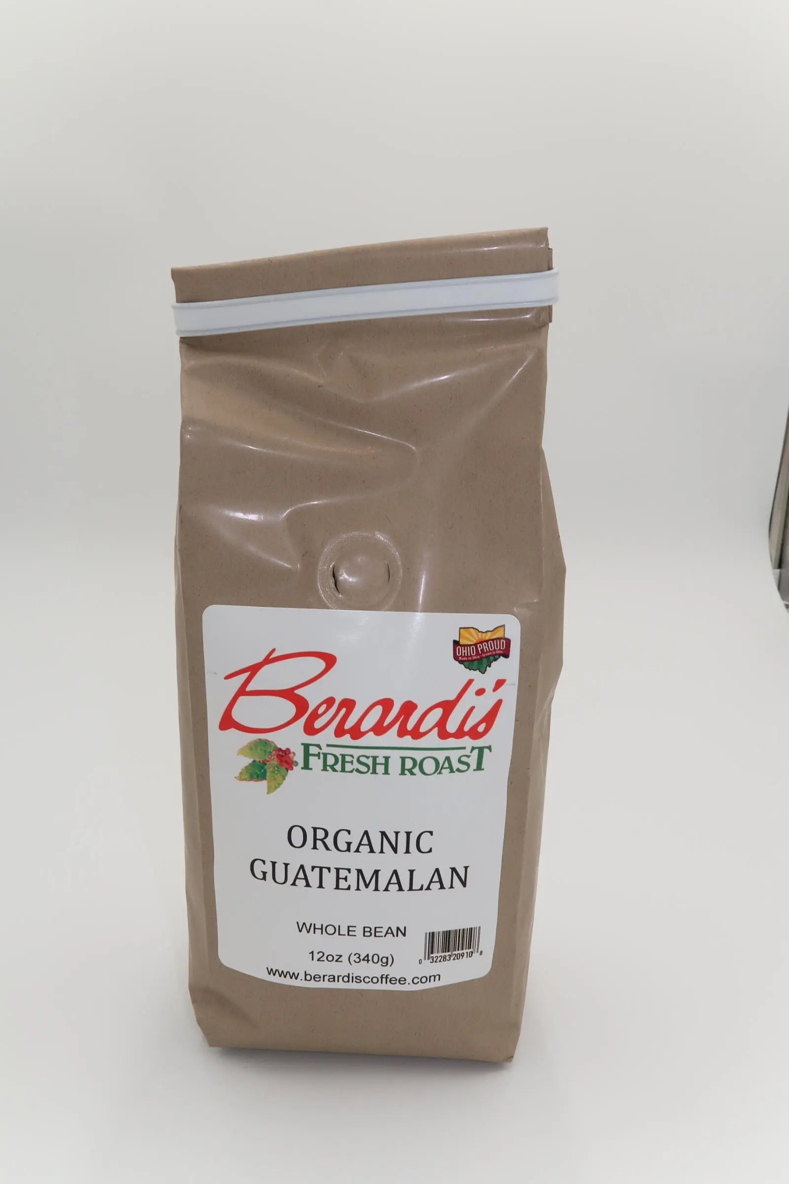 Berardi's Fresh Roast Organic Guatemalan Whole Bean Coffee 12oz Bag