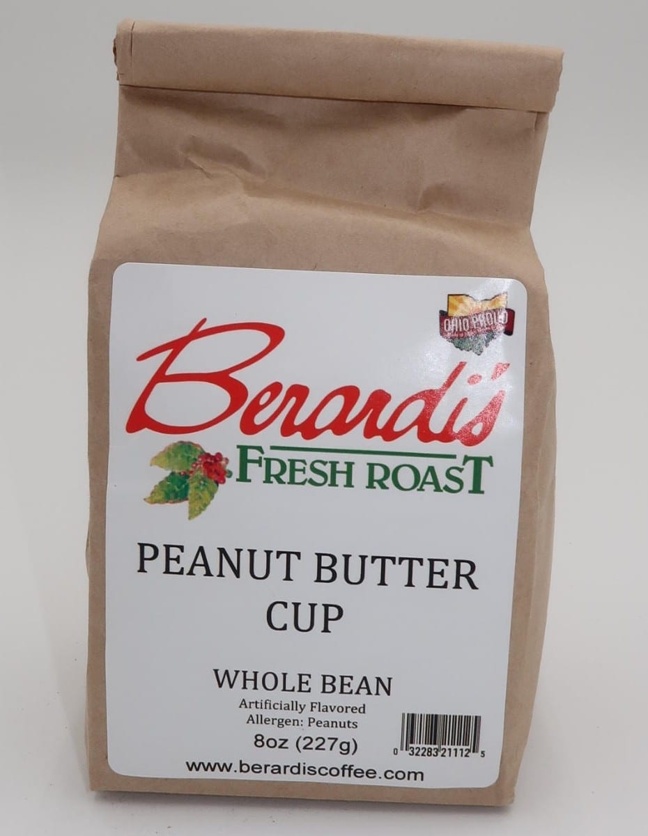 Berardi's Fresh Roast Peanut Butter Cup Whole Bean Coffee 8oz Bag