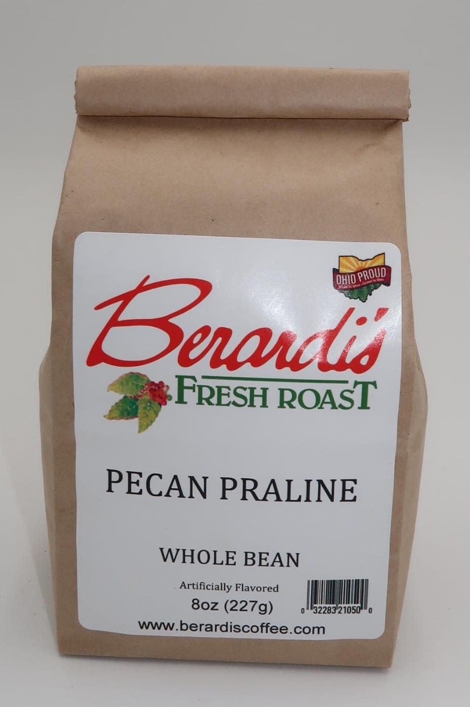 Berardi's Fresh Roast Pecan Praline Whole Bean Coffee 8oz Bag
