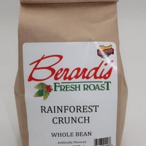 Berardi's Fresh Roast Rainforest Crunch Whole Bean Coffee 8oz Bag