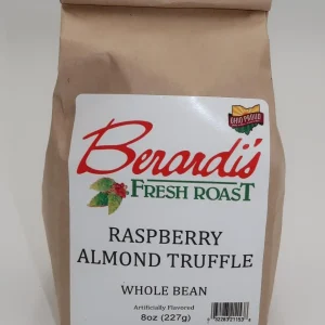 Berardi's Fresh Roast Raspberry Almond Truffle Whole Bean Coffee 8oz Bag