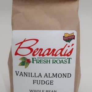 Berardi's Fresh Roast Vanilla Almond Fudge Whole Bean Coffee 8oz Bag