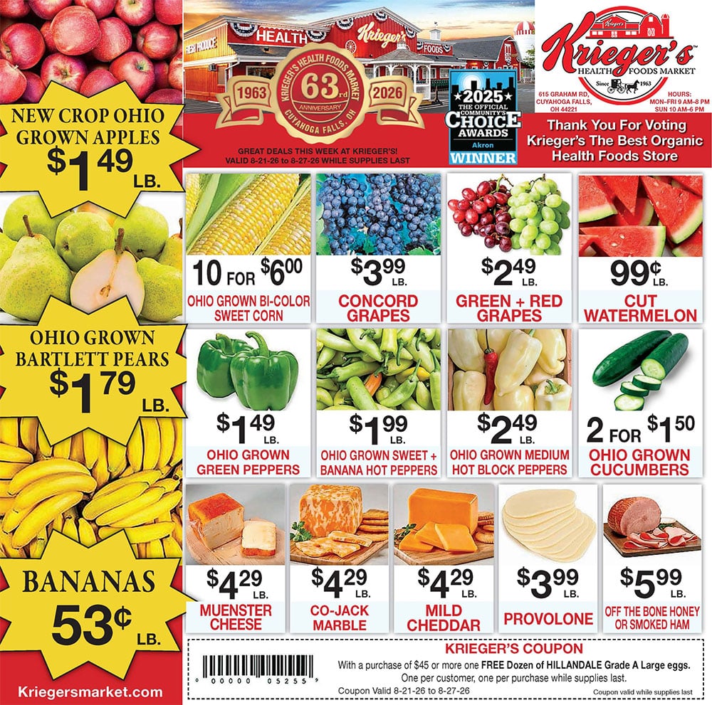 Krieger-Ad-21AUG26-WEB Kriegers Ad August 21st
